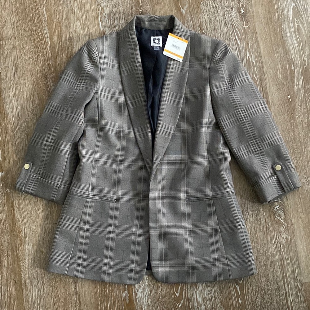 Plaid Blazer